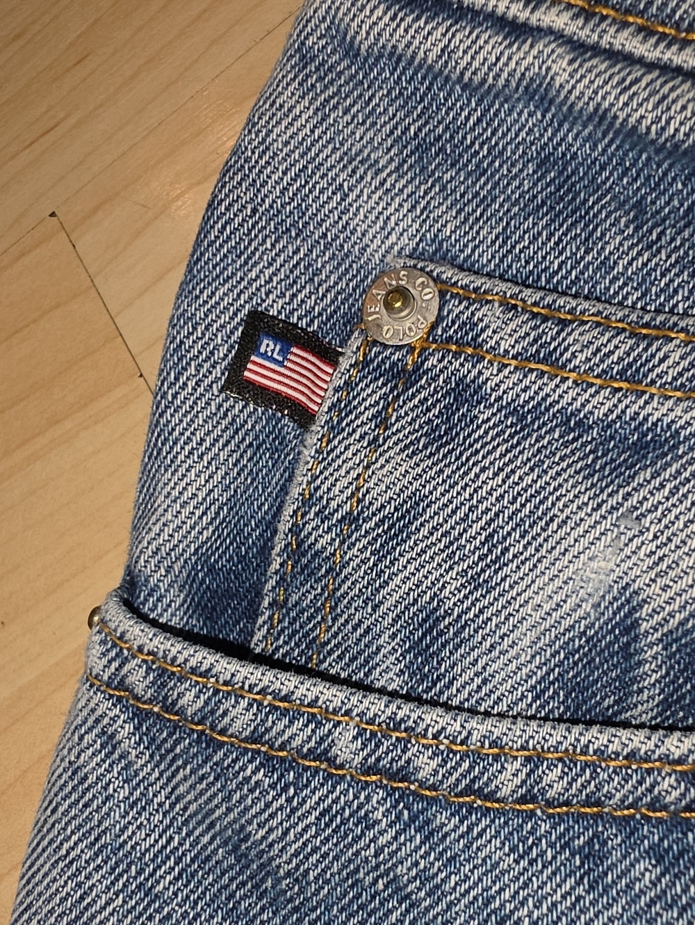 Vintage Polo Ralph Lauren Jeans 90s Y2k Classic Denim Jeans 4x31 - Picture 10 of 16